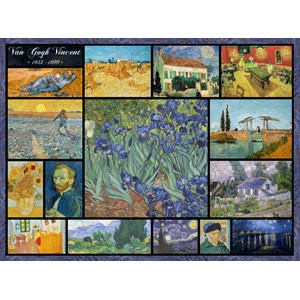 Grafika (00837) - Vincent van Gogh: "Collage" - 2000 piezas