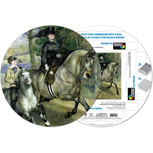Pigment Hue (RRENR-41205) - Pierre-Auguste Renoir: "Woman riding horse" - 140 piezas