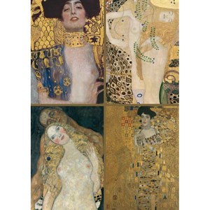 Piatnik (538841) - Gustav Klimt: "Collection of works" - 1000 piezas