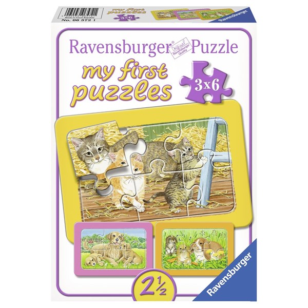 Ravensburger (06572) - "Lovely Animals" - 6 piezas