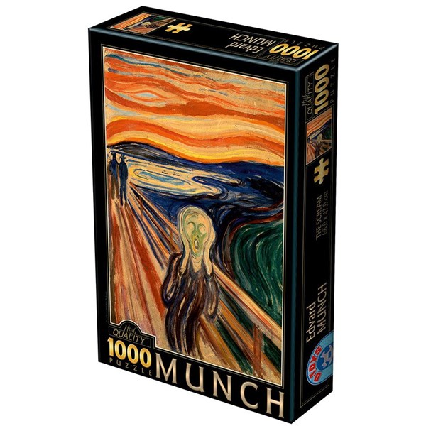 D-Toys (72832-MU01) - Edvard Munch: "The Scream" - 1000 piezas