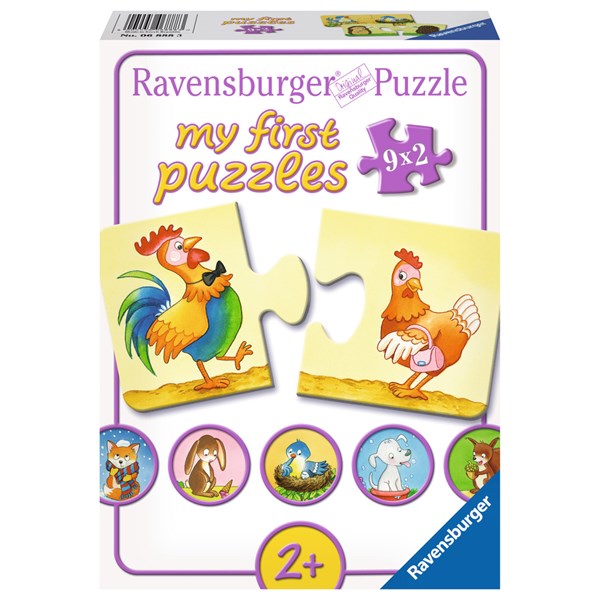 Ravensburger (06888) - "Farm Animals" - 2 piezas