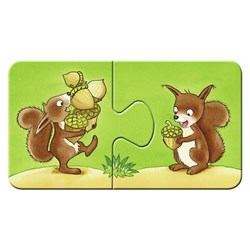 Ravensburger (06888) - "Farm Animals" - 2 piezas