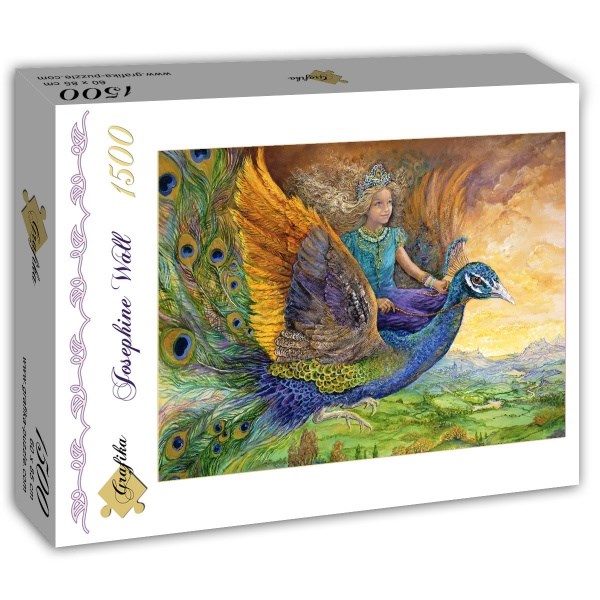 Grafika (T-00275) - Josephine Wall: "Peacock Princess" - 1500 piezas