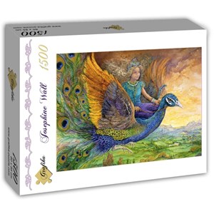 Grafika (T-00275) - Josephine Wall: "Peacock Princess" - 1500 piezas