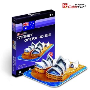 Cubic Fun (S3001H) - "Australia, Sydney Opera House" - 30 piezas