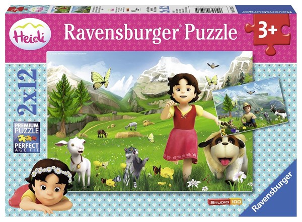 Ravensburger (07593) - "Heidi" - 12 piezas