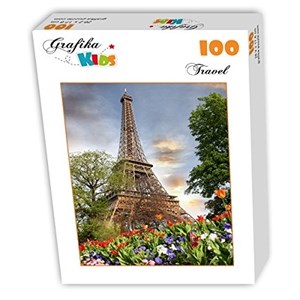 Grafika Kids (01112) - "Eiffel Tower, France" - 100 piezas