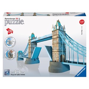 Ravensburger (12559) - "Tower Bridge, London" - 216 piezas