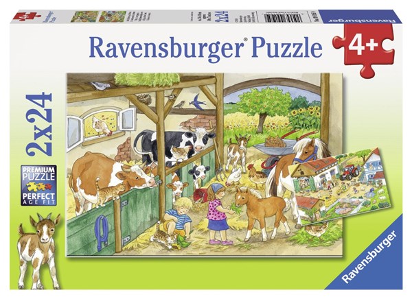 Ravensburger (09195) - "Day at the farm" - 24 piezas
