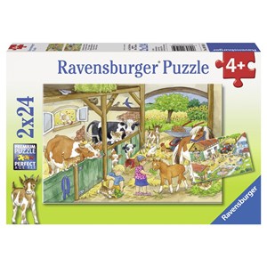 Ravensburger (09195) - "Day at the farm" - 24 piezas