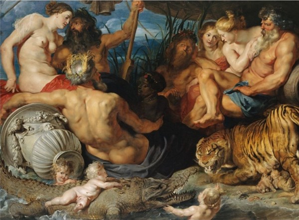 Piatnik (547645) - Peter Paul Rubens: "The four great rivers of Antiquity, 1614" - 1000 piezas