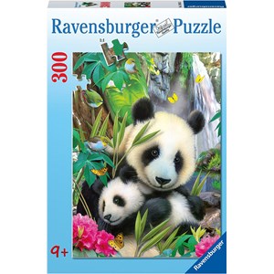Ravensburger (13065) - "Charming Panda" - 300 piezas