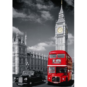 Nathan (87735) - "Red Bus in London" - 1500 piezas