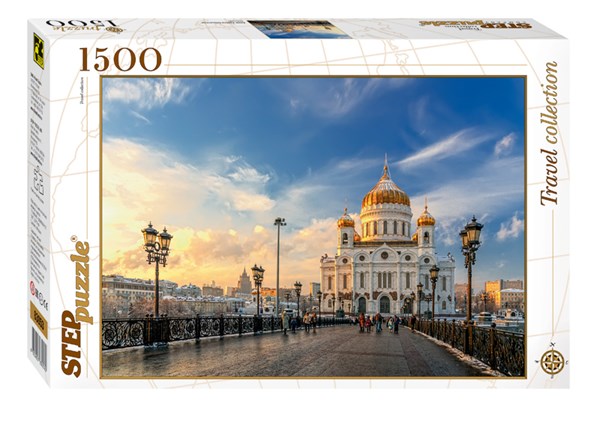 Step Puzzle (83053) - "Cathedral of Christ the Saviour, Moscow" - 1500 piezas