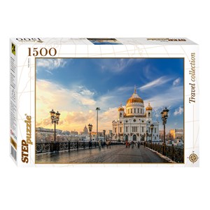 Step Puzzle (83053) - "Cathedral of Christ the Saviour, Moscow" - 1500 piezas