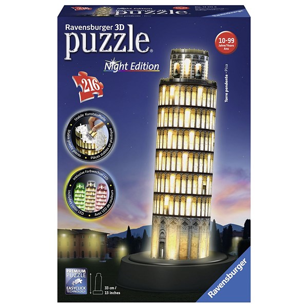Ravensburger (12521) - "Pisa by Night" - 216 piezas