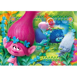 Clementoni (26586) - "Trolls" - 60 piezas