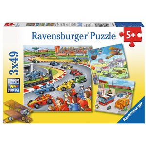 Ravensburger (09273) - "On the Road and in the Air" - 49 piezas