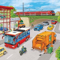 Ravensburger (09273) - "On the Road and in the Air" - 49 piezas