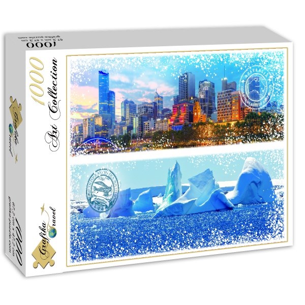 Grafika (02294) - "Australia and Antarctica" - 1000 piezas
