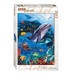 Step Puzzle (73061) - "Undersea world" - 360 piezas