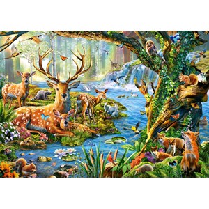 Castorland (B-52929) - "Forest Life" - 500 piezas