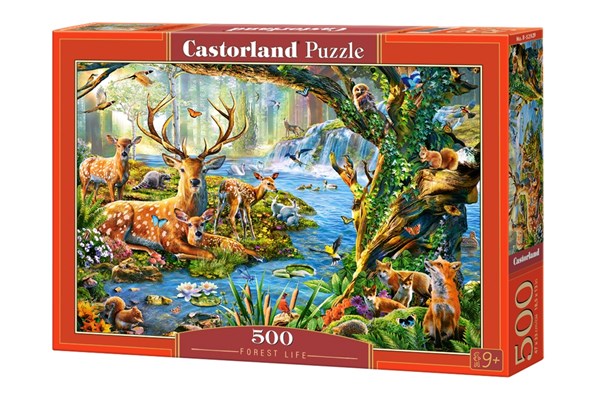 Castorland (B-52929) - "Forest Life" - 500 piezas