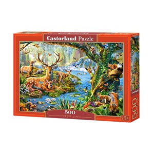 Castorland (B-52929) - "Forest Life" - 500 piezas