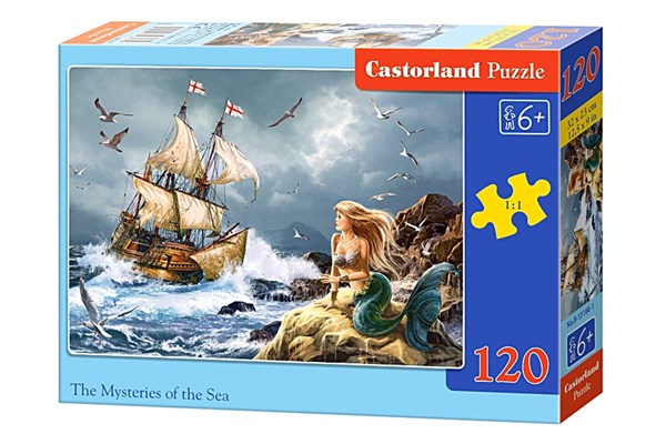 Castorland (B-13166) - "The Mysteries of the Sea" - 120 piezas