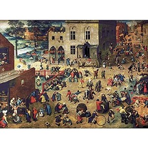 Puzzle Michele Wilson (A904-1200) - Pieter Brueghel the Elder: "Children's Games" - 1200 piezas