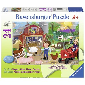 Ravensburger (05285) - Karen Rossi: "Farm Mania" - 24 piezas