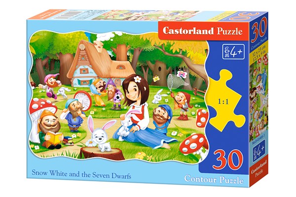 Castorland (B-03495) - "Snow White and the Seven Dwarfs" - 30 piezas