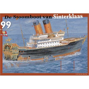 PuzzelMan (122) - "The Steamboat" - 99 piezas