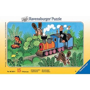 Ravensburger (06349) - "Little Mole, Engine Driver" - 15 piezas
