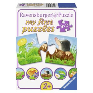 Ravensburger (07313) - "Garden Animals" - 2 piezas