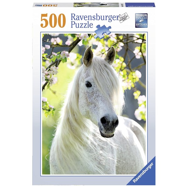 Ravensburger (14726) - "White Horse" - 500 piezas