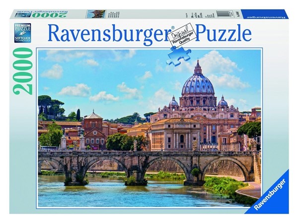 Ravensburger (16686) - "Puente Sant'Angelo" - 2000 piezas