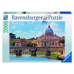 Ravensburger (16686) - "Puente Sant'Angelo" - 2000 piezas
