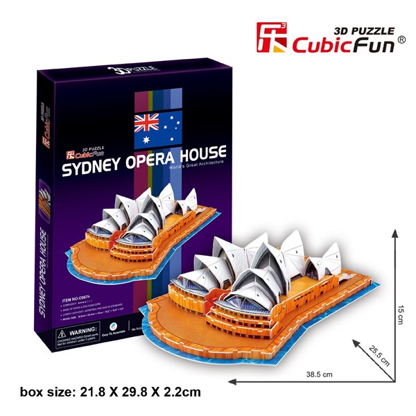 Cubic Fun (C067H) - "Sydney Opera House" - 58 piezas