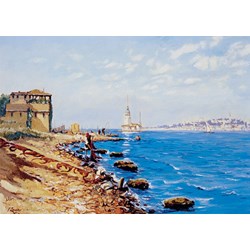 Art Puzzle (81067) - "Tour de Léandre, Istanbul" - 1000 piezas