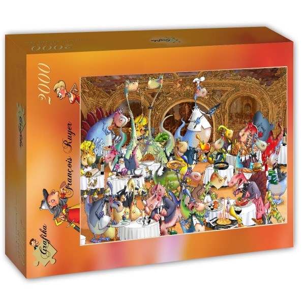 Grafika (T-00492) - François Ruyer: "Restaurant" - 2000 piezas