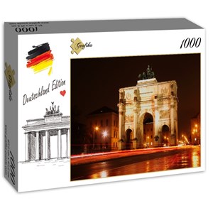 Grafika (02517) - "Munich, Siegestor" - 1000 piezas