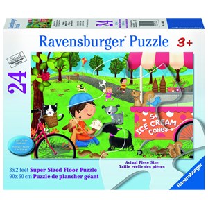 Ravensburger (05448) - "Dogs Love Ice Cream" - 24 piezas