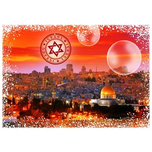 Grafika (02473) - "Travel around the World, Israel" - 1000 piezas