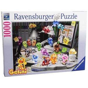 Ravensburger (19150) - "At Night in The Office" - 1000 piezas