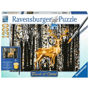 Ravensburger (19936) - "Deer in the Forest" - 1200 piezas