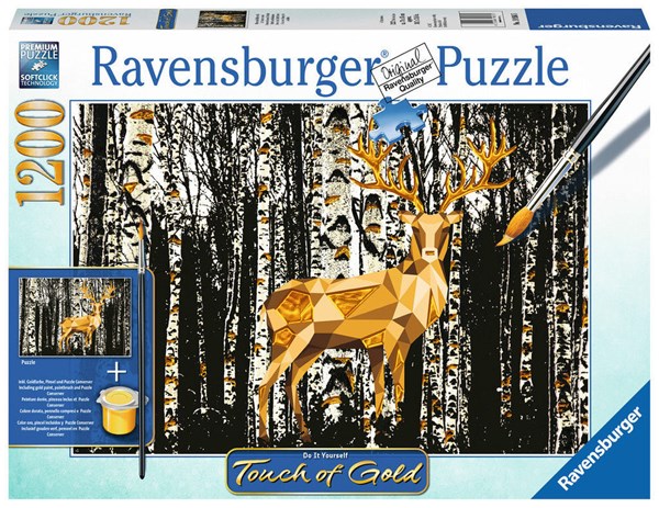 Ravensburger (19936) - "Deer in the Forest" - 1200 piezas