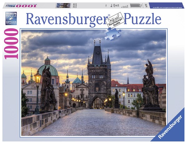 Ravensburger (19738) - "Puente Carlos, Praga" - 1000 piezas
