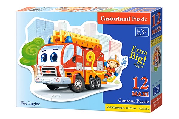 Castorland (B-120109) - "Fire Engine" - 12 piezas